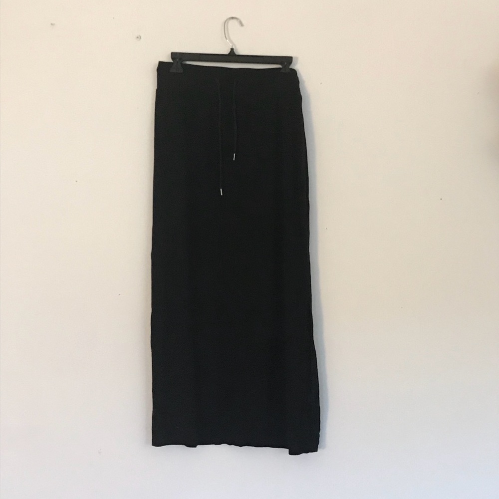 Black Maxi with side Slits